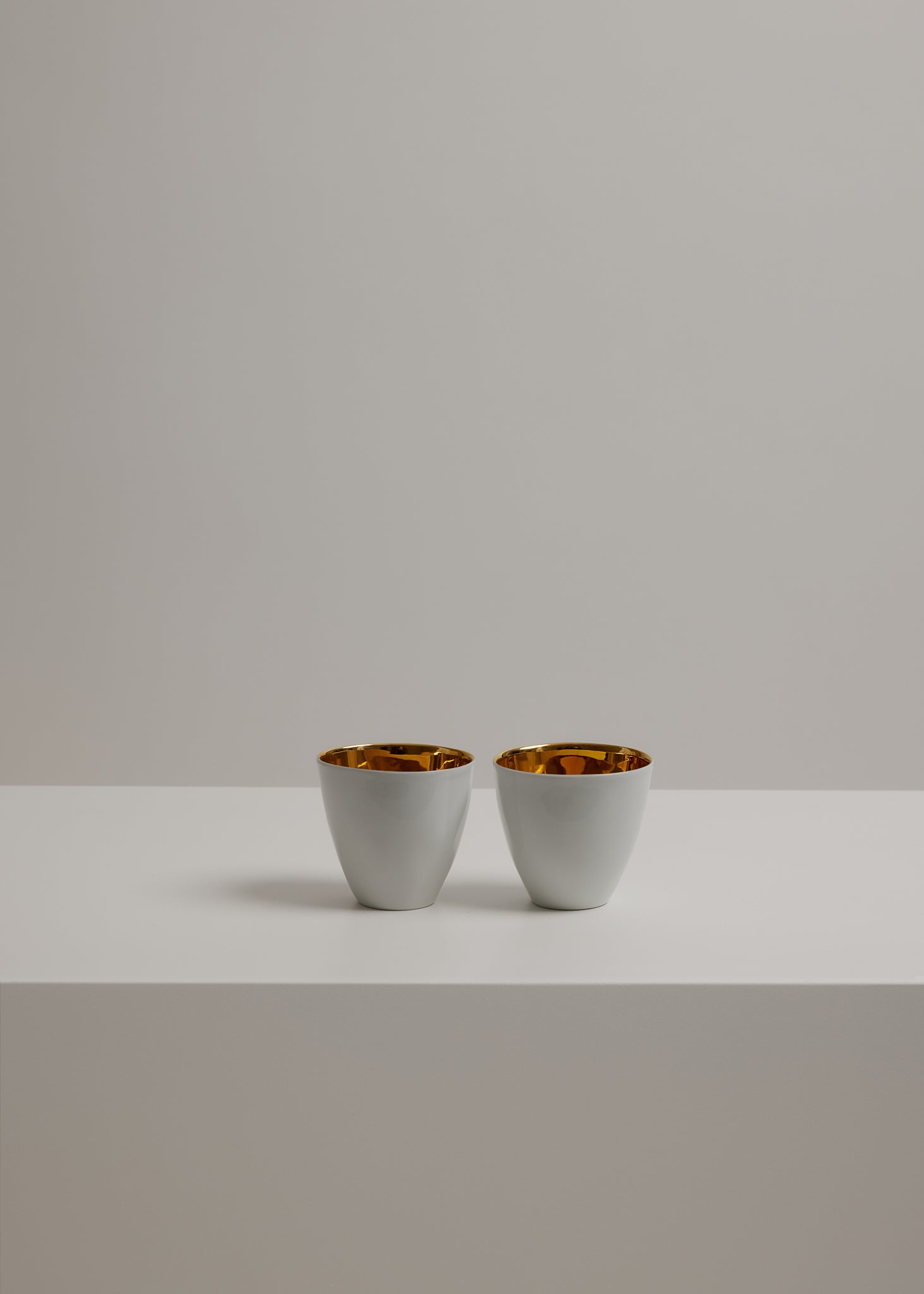 Gold Coffee Cup Set [Set of 2]